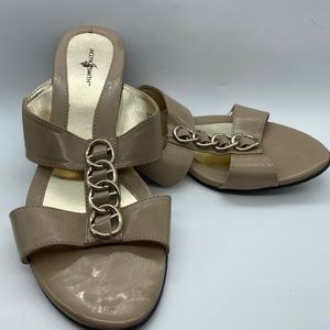 Tan and Gold sandals